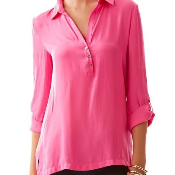 Lilly Pulitzer | Everglades Top | Pink - Picture 1 of 6